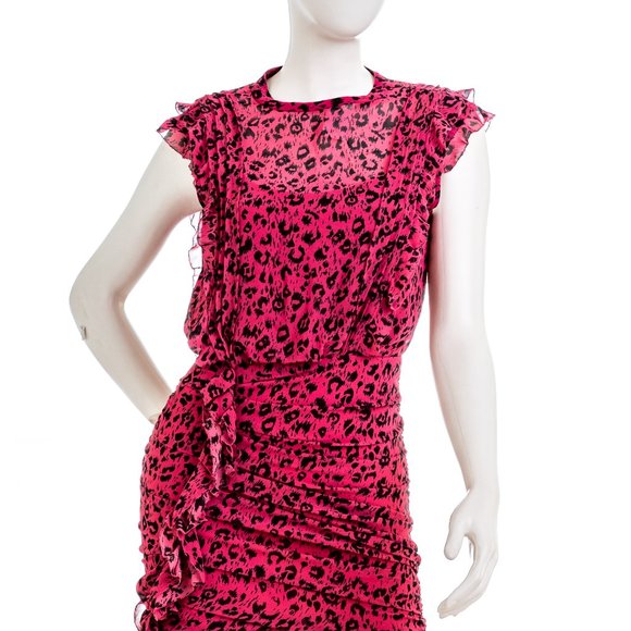 ALLSAINTS Hali Roar Mini Dress Size 2 - Picture 2 of 5